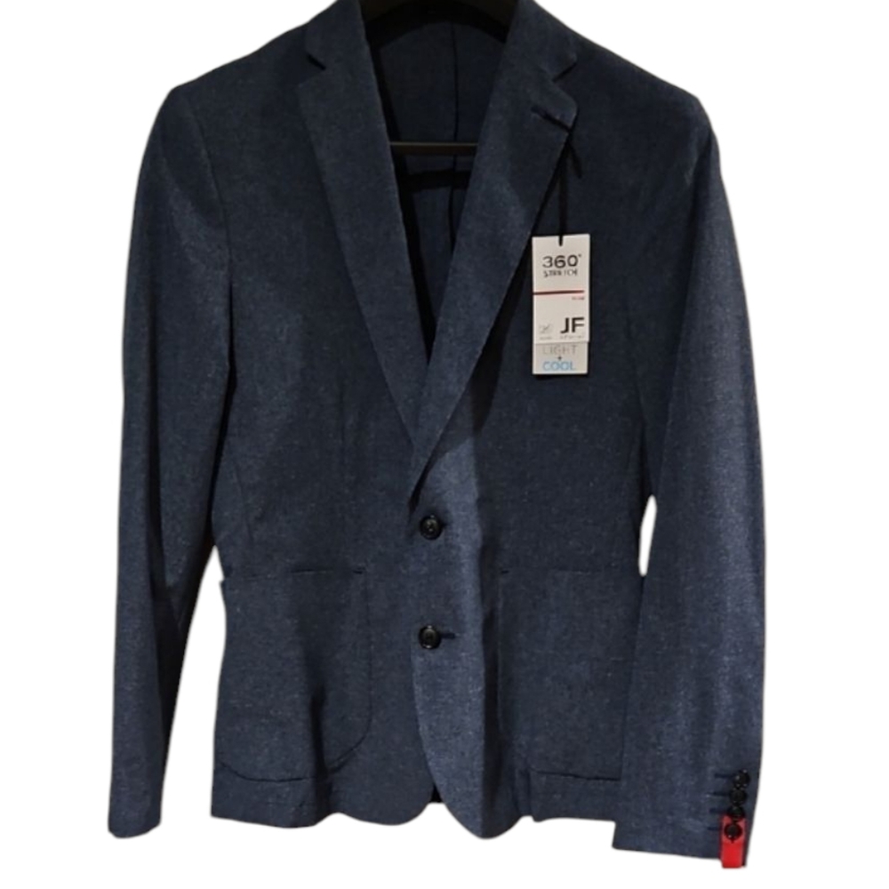 NWT JF  J. FERRAR Blue Blazer SLIM FIT Light And Cool  360 Stretch  SIZE 36 SH